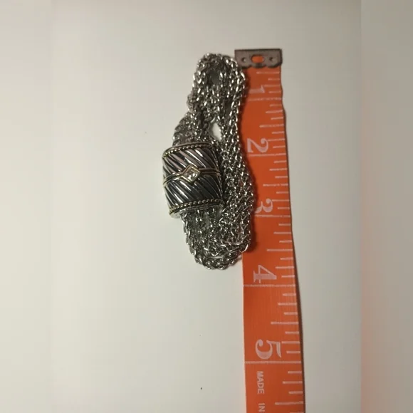 Silver and Gold Two Tone Y2K Rope Bracelet - Picture 6 of 8